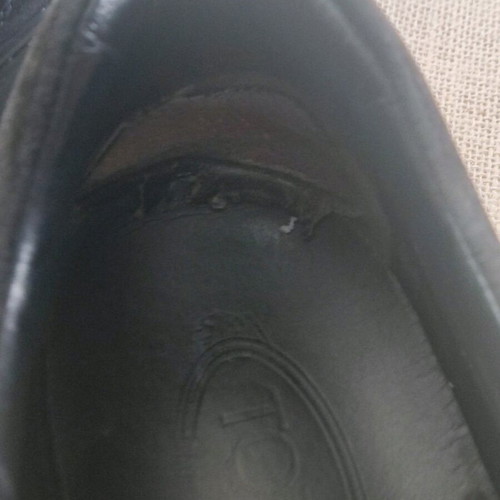Tod’s black suede sneakers used, size 42.5-43