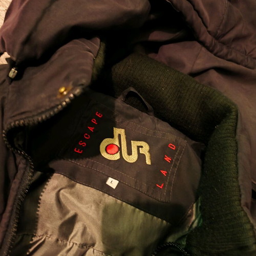 Dur jacket dark gray Large like new