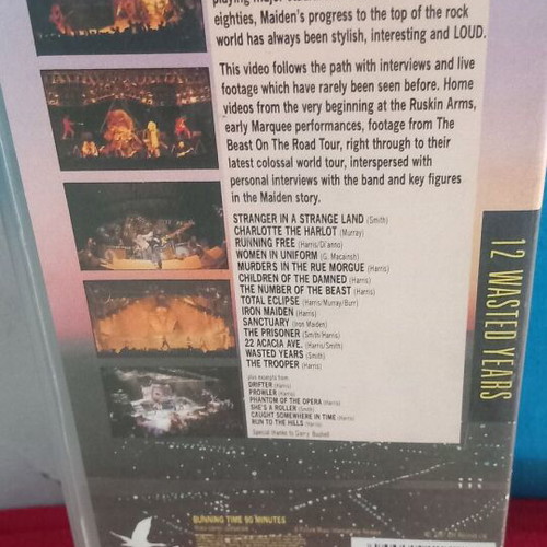 Iron Maiden 12 Wasted Years DVD σαν καινούργιο, rock