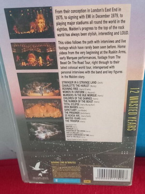Iron Maiden 12 Wasted Years DVD σαν καινούργιο, rock