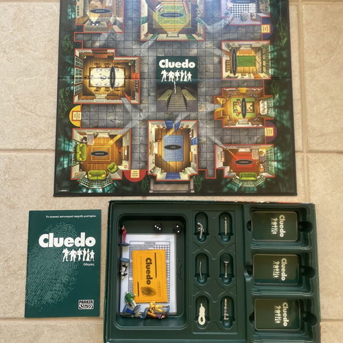 Cluedo board game used by Parker