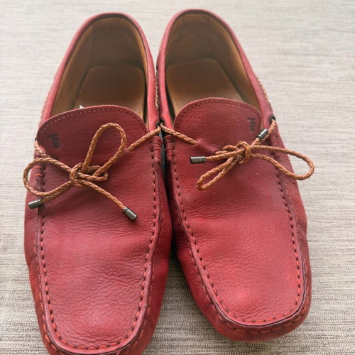 Tod’s loafer used, red, size 43