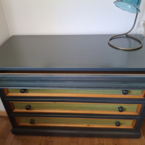 Bedroom Furniture Set like new, double bed, dresser, mirror, nightstands