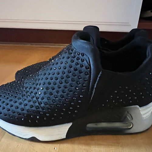 Ash women's sneakers like new, black with stones