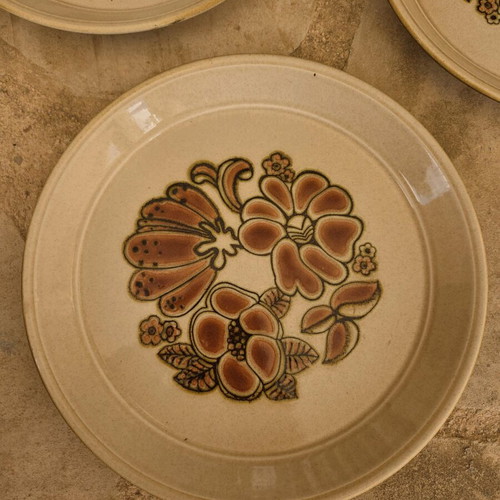 Festival Range Vintage Plates Rafflesia Design Like New