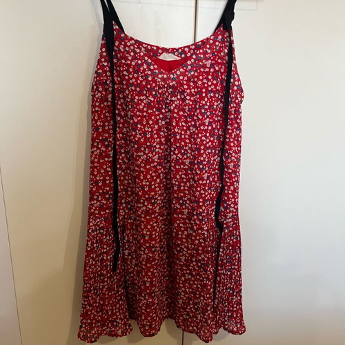 Floral dress The Korner red size 40 like new