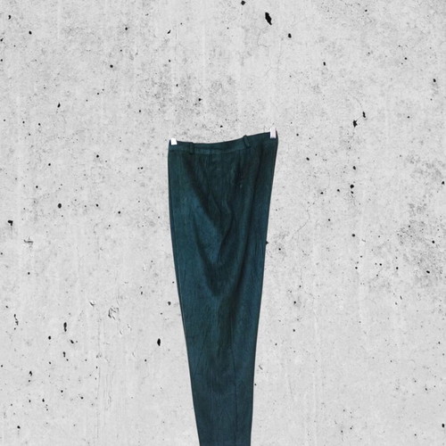 Women's green pants used, size L