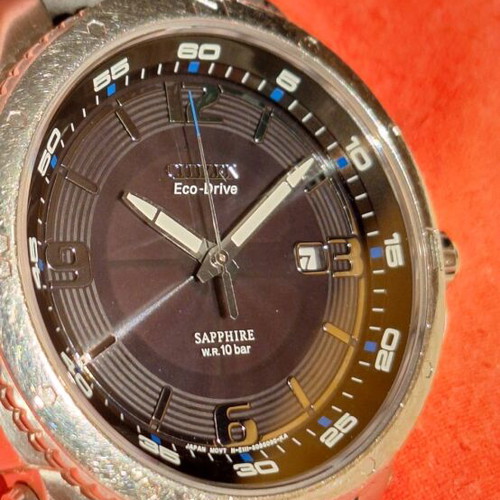 Citizen Marinaut Eco Drive Solar Watch used, sapphire, inox, 10ATM