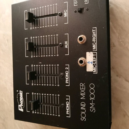 Phonic SM-1000 sound mixer console used