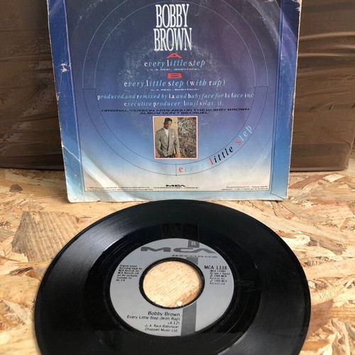 Every Little Step Bobby Brown vinyl used in good condition