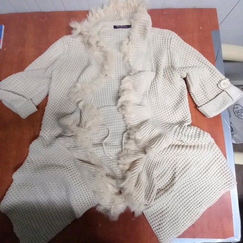 Cardigan used beige, size L