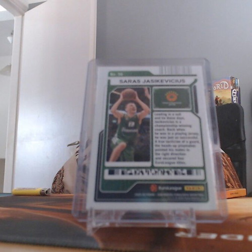 2025-26 Panini Contenders EuroLeague Saras Jasikevicius Play-In Ticket Parallel card like new