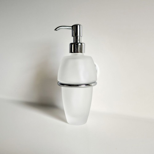 Wall-mounted dispenser new, glass and stainless steel