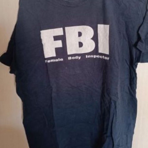 Unisex t-shirt used, size L, blue