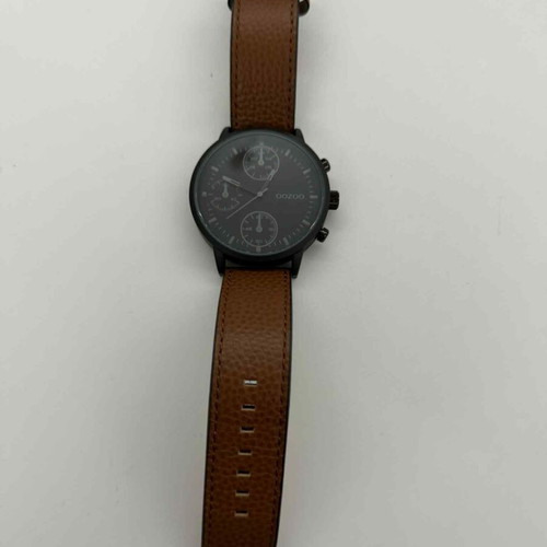 Oozoo Timepieces Summer with brown leather strap like new