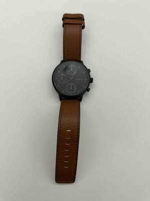 Oozoo Timepieces Summer with brown leather strap like new
