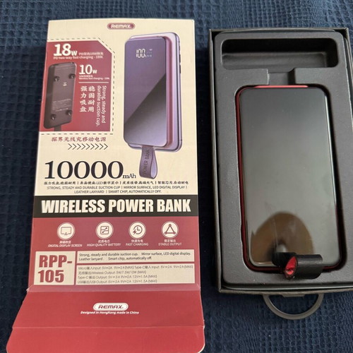 Wireless powerbank 1000mAh like new with box