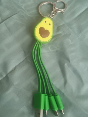 Keychain with charging cables new