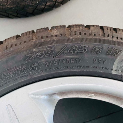 Rial alloy wheels 17" 5x112 with Michelin tires used