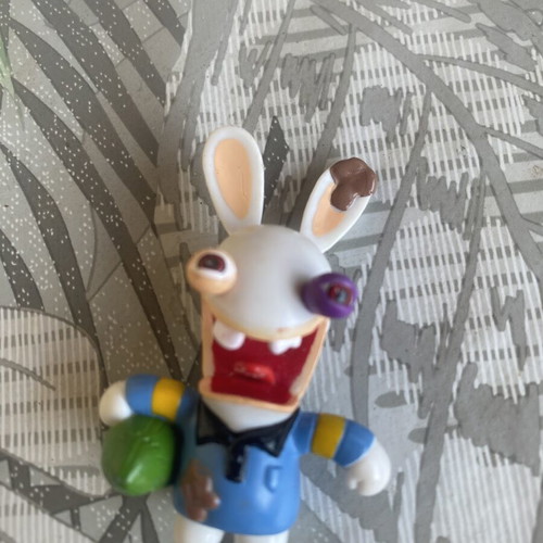 Rabbids Invasion collectible figure by Ubisoft, bruised eye