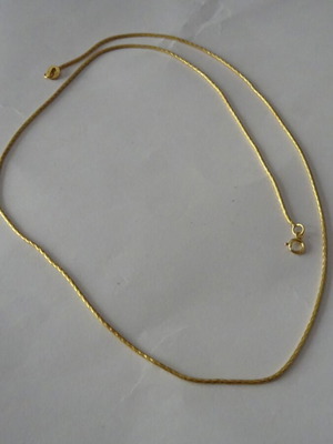 Χρυσή αλυσίδα 14Κ (585) Snake 45εκ. 3.8γρ σαν καινούργια