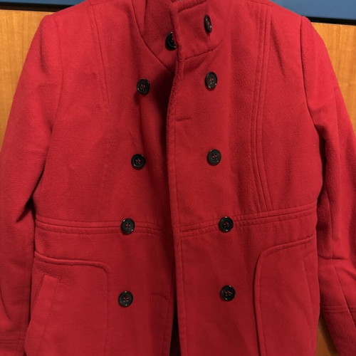 Red coat used, size 50, Assy Fashion