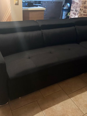 Corner sofa bed with storage space like new
