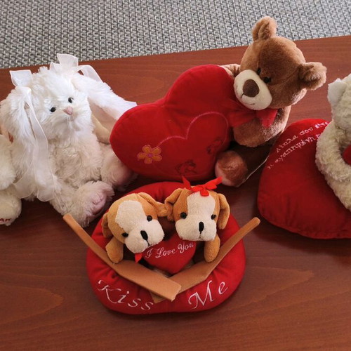 Various stuffed toys like new for kids and adults