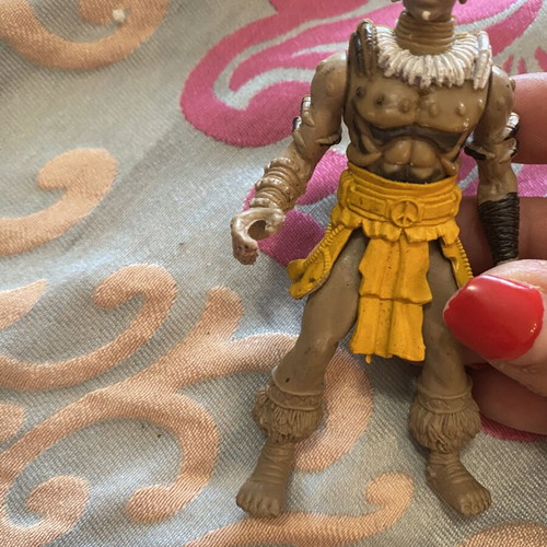 King Zulu action figure from Dino Valley 2002 like new
