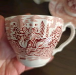 Vintage Myott Royal Mail coffee/tea set used, Staffordshire porcelain