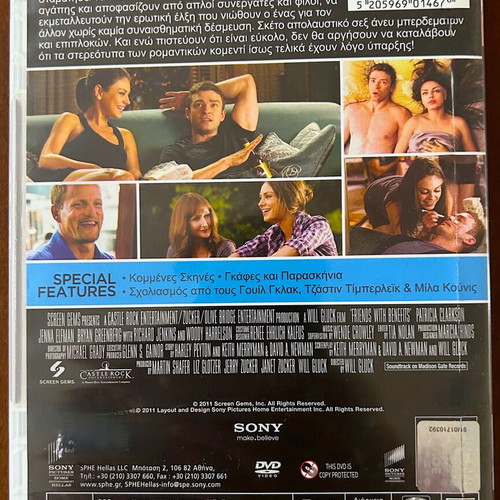 Friends with Benefits DVD like new with subtitles