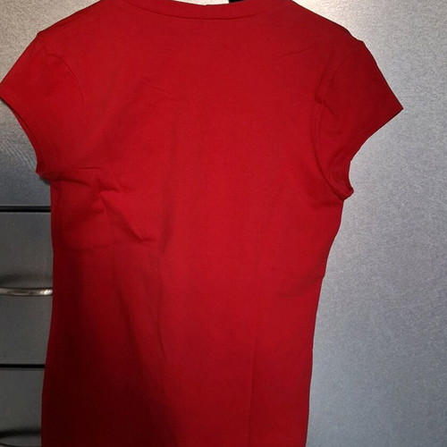 Denny Rose short-sleeve blouse red like new size M