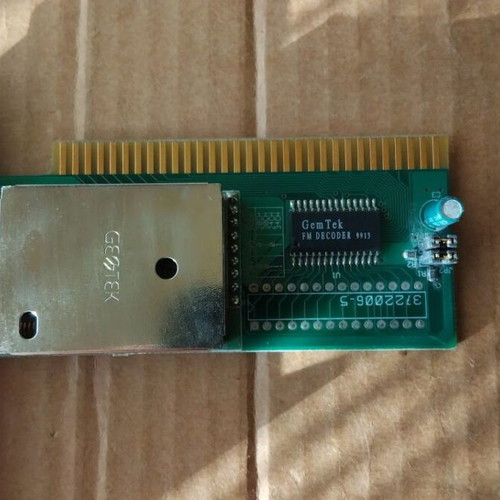 GemTek FM Decoder 8bit ISA FM Radio Card like new