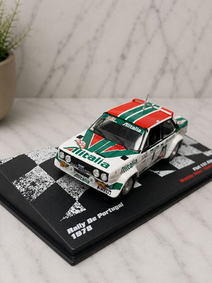 Fiat 131 Abarth Alitalia Rally de Portugal 1978 1:43 scale like new