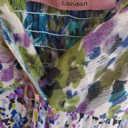 Summer dress milk & honey, like new, colorful midi