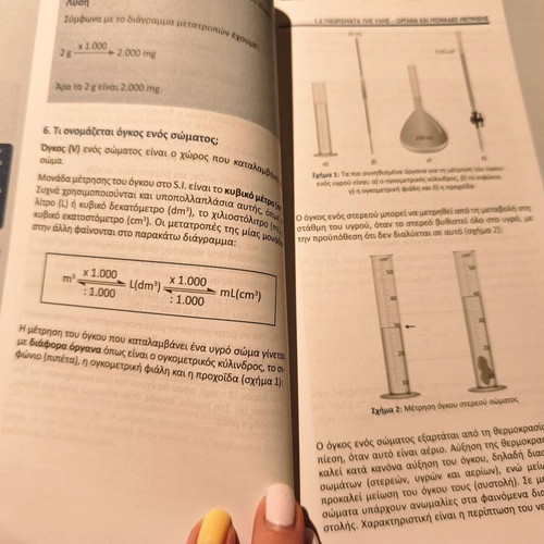 Chemistry textbook for A Lykeiou used, Poukamisas editions