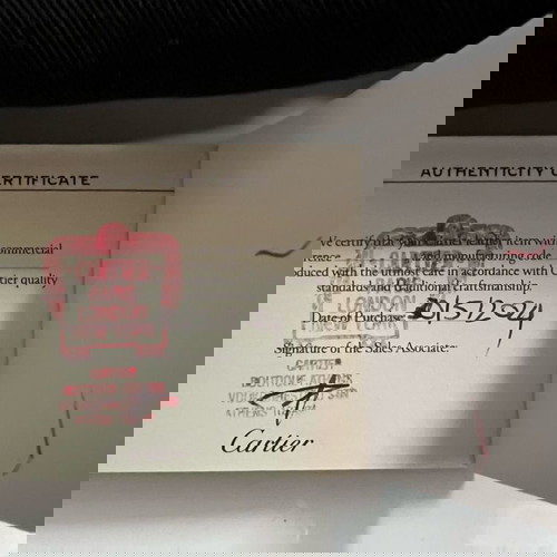 Ζώνη Cartier Ολοκαίνουρια, Μέγεθος 100, Μαύρη και Καφέ