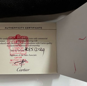 Ζώνη Cartier Ολοκαίνουρια, Μέγεθος 100, Μαύρη και Καφέ