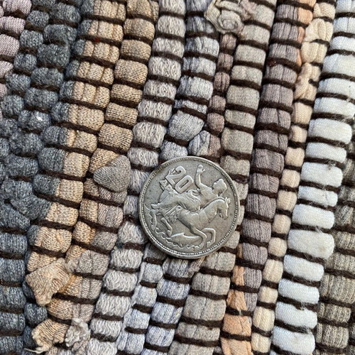 Greek silver collectible coin 20 drachmas 1960 used, King Pavlos I