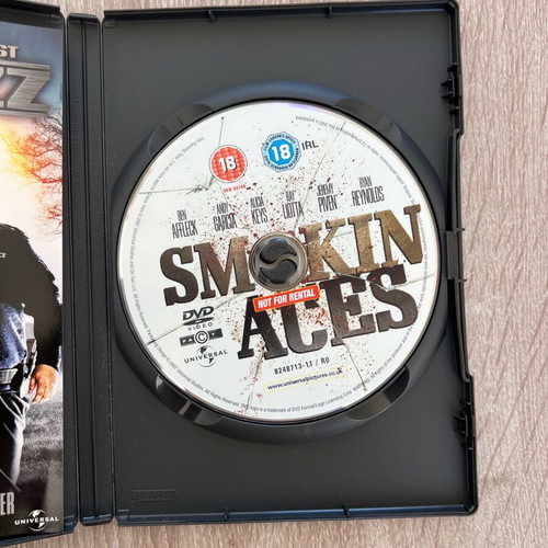 DVD movies Smokin Aces and The Art of War used without Greek subtitles