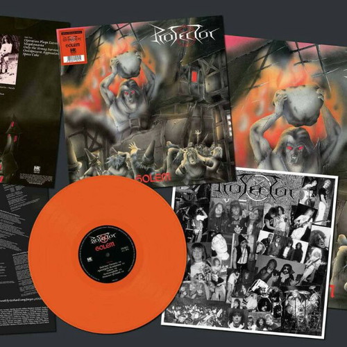 Protector Golem 2020 neon orange vinyl LP brand new with poster