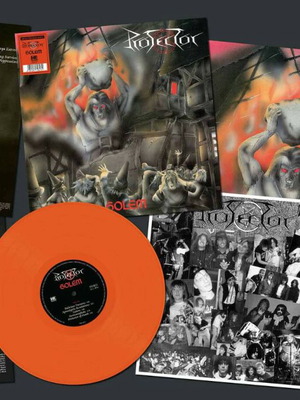 Protector Golem 2020 neon orange vinyl LP brand new with poster