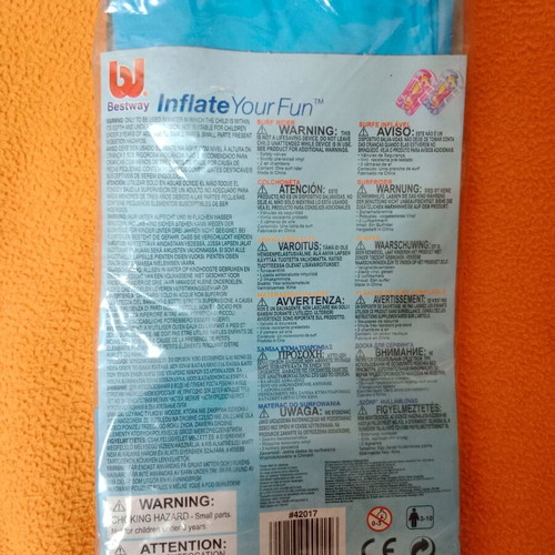 Inflatable kids beach mattress new for boy