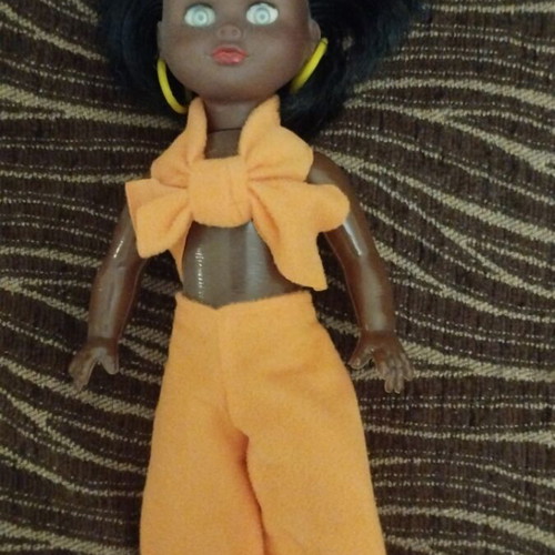 Vintage doll Leila 1970-1980 used with original clothes