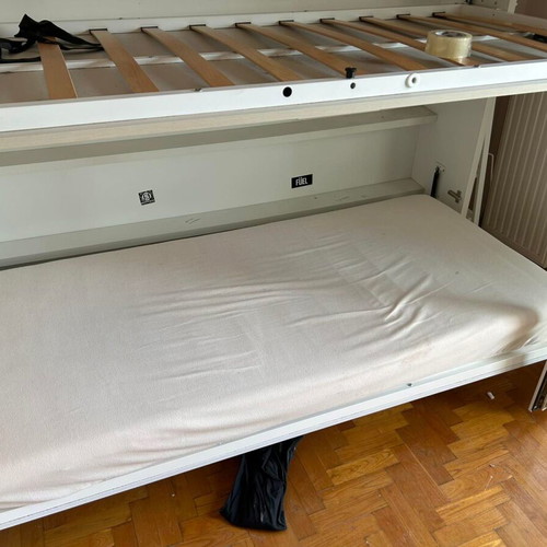 Bunk beds used, only the lower bed in excellent condition