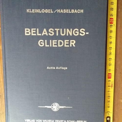 German technical books used, set of 5 volumes