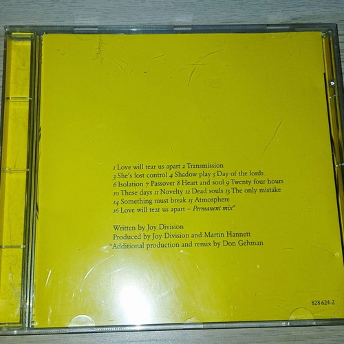 Joy Division Permanent CD used 1995, rock