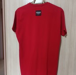 Handmade cotton blouse M red like new
