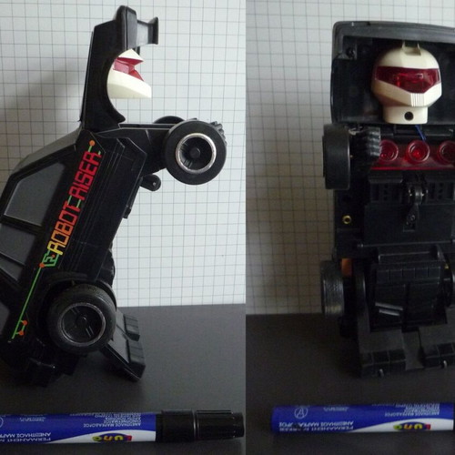 Dah yang toy Robot riser 1985 used transforming car