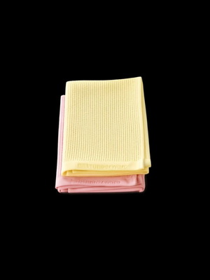 Tupperware glass and mirror cloths 40x40 cm new